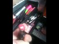 Click here to watch this video What's in my train case