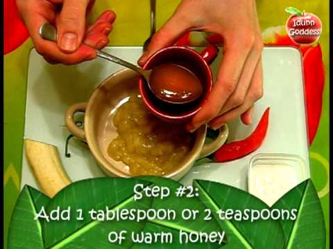 DRY skin care - Banana masks recipes - Natural homemade cosmetics