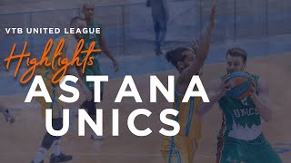 Hightlits of the match — VTB United league: «Astana» vs UNICS