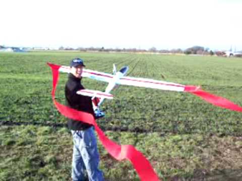 DG1000 rc - Down the field again, time to put the streamers on. Great landing if i do say! Lol.