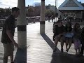 on a collegiate challenge trip in charleston, sc, this uva student tried to jump on a moving swing. needless to say he didn't make it.