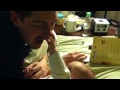 Tickling baby Annabelle