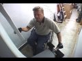 C7 Quadriplegic transfers onto weight machine C7 Quadriplegic transfers onto weight machine