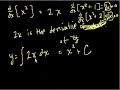 The Indefinite Integral or Anti-derivative