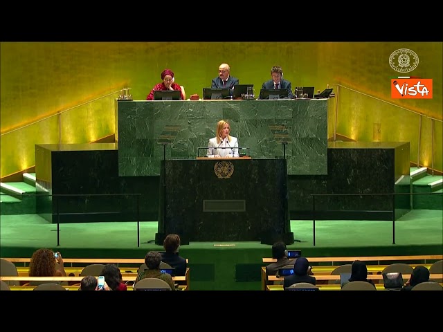 Meloni: Nell'80esimo anniversario Onu serve coraggio di cambiare questa nostra organizzazione