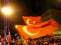 Türkei im Halbfinale Siegesfeier in Rheydt