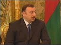 Meeting of Ilham Aliyev and Vladimir Putin in private