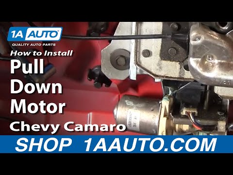 How To Install Replace Rear Pull Down Motor Chevy Camaro IROC-Z Pontiac Trans AM 82-92 1AAuto.com
