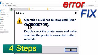 Share Printer Problem  Operation could not be comp