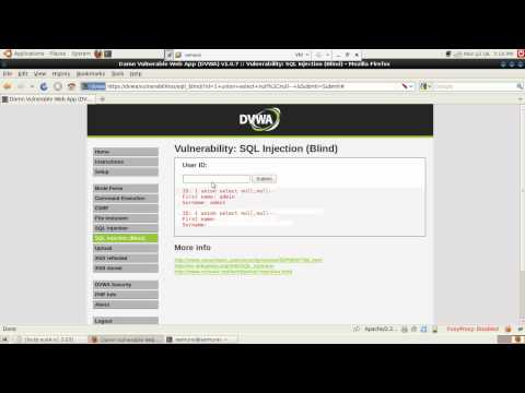 how to perform sql injection in dvwa