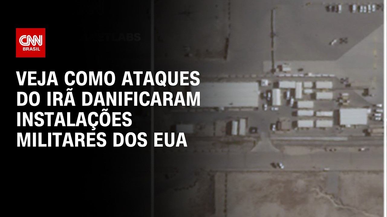 IRÃ e ALIADOS danificam INSTALAÇÕES MILITARES AMERICANAS em oito países do Oriente Médio