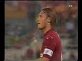 A strange penaly of Totti A strange penaly of Totti