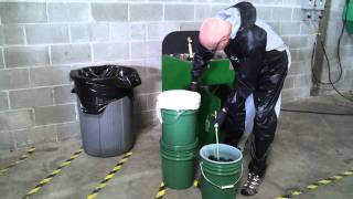 Waterborne Spray Gun Cleaner Clarification Recycling Process Video
