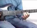 iron maiden   fear of the dark guitar lesson   gitar dersi