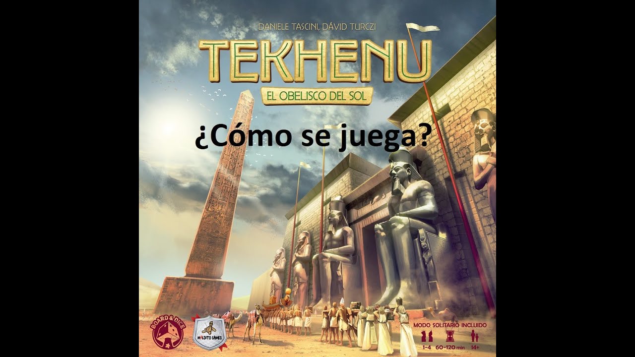 Tekhenu: El obelisco del sol - Vídeo reseña - El club del dado