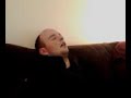 Guy SLEEPING at Packers vs. Giants game!!!