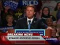 Breaking News: Edwards Endorses Obama Pt.1