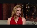 Amy Adams Late Night with David Letterman July 29 2009