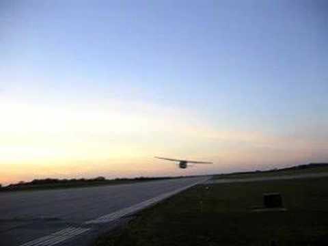 aaronfmiguel - A cessna 182rg flying low.