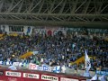 ヴィッセル神戸とコールするジュビロ磐田サポーター
