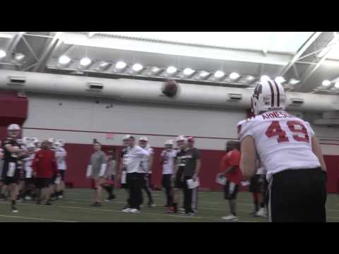 Wisconsin - The Badgers had their first practice under Gary Andersen, who brings a new energy and a new sound to Camp Randall. Music playing throughout practice will be ...