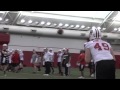 Wisconsin Football Opens Spring Practice - YouTube