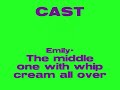 Whip cream on Emily Whip cream on Emily