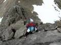 Climbing on Fiacaill Ridge Cairngorms in May 2008