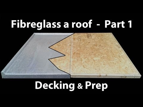 Part 1 How to Install a Fibreglass Roof - GRP timber decking