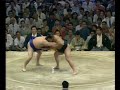 Asahifuji vs. Chiyonofuji : Nagoya 1990