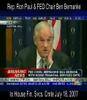 Ron Paul & Ben Bernanke: testimony to U.S. House