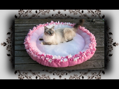DIY 😻 XL Knoten Kissen Bett für Katzen & Hunde | Knot cushion bed for Cats & Dogs