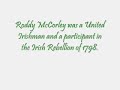 Shane MacGowan - Roddy McCorley Shane MacGowan - Roddy McCorley