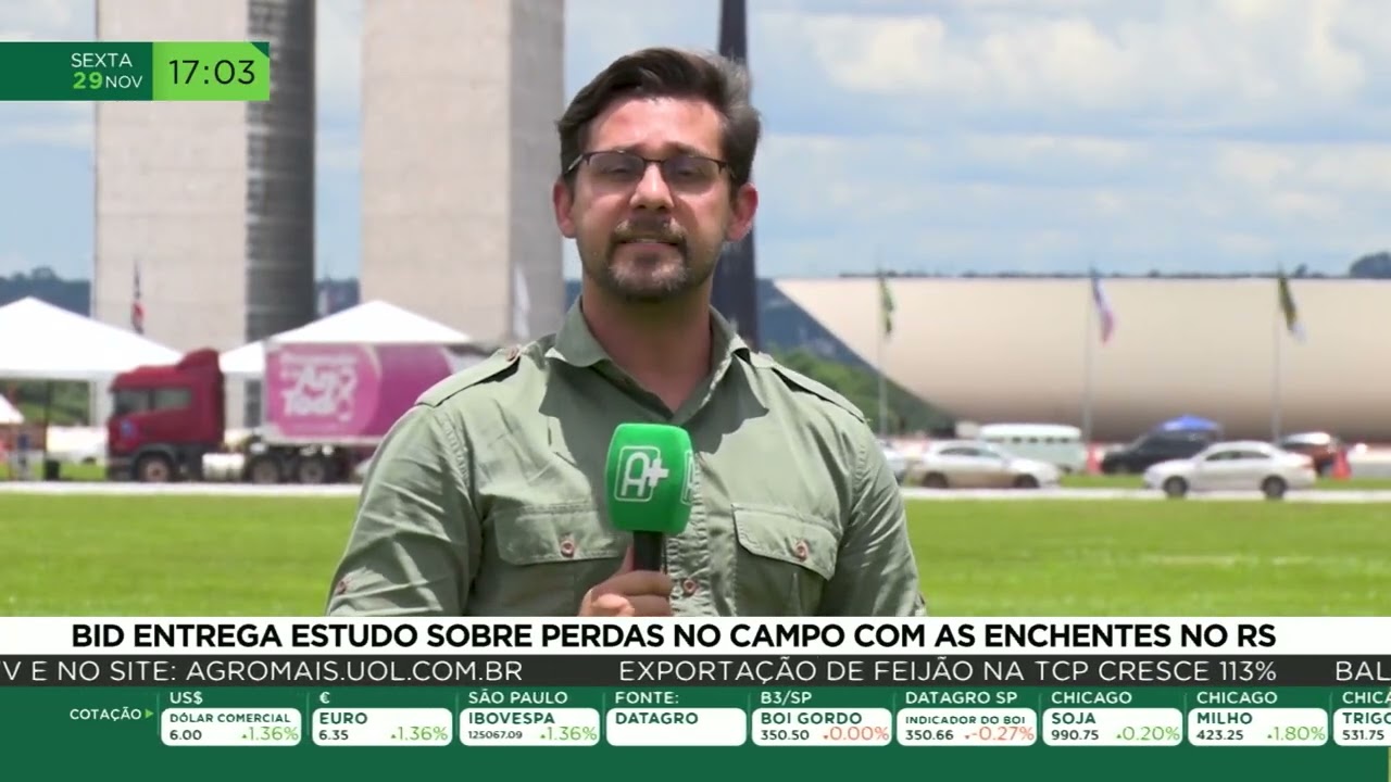 BID entrega estudo sobre perdas no campo com as enchentes no RS