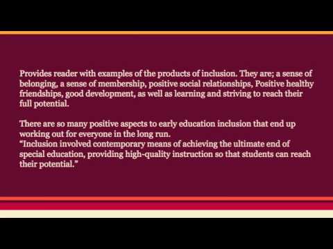how to promote inclusive practice in early years