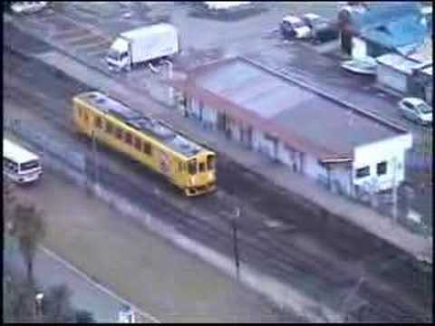   島原鉄道南線加津佐駅の最後の朝S-DC2500