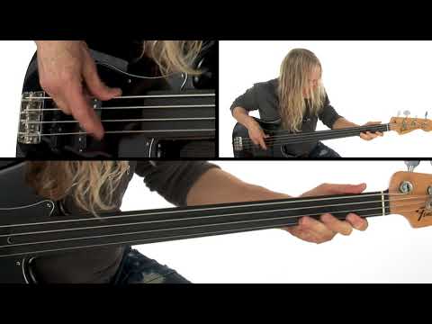 video-linktoworks-Fretless Bass Lesson - Playing on the Dots: 2 - Tony...