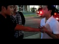 Need a quick and easy to learn party trick? This video will show you how to properly locate a nipple on men and women (use with caution). After a quick demonstration, David and Ryan learned how to do it, so can you! Instructions: Step 1 - Place hand parallel to person's chestbone. Step 2 - Rotate 90 degrees to the left (if you're right handed). Step 3 - Pinch. Step 4- Laugh at victim's agonizing pain. If you liked this video, click here to retweet it on your Twitter! clicktotweet.com Thanks! ► BLOG◄ For more crazy shenanigans, challenges, and videos, visit me at: cakalusa.xanga.com ► TWITTER ◄ Follow my Twitter www.twitter.com ► FACEBOOK ◄ Find me on Facebook: www.facebook.com