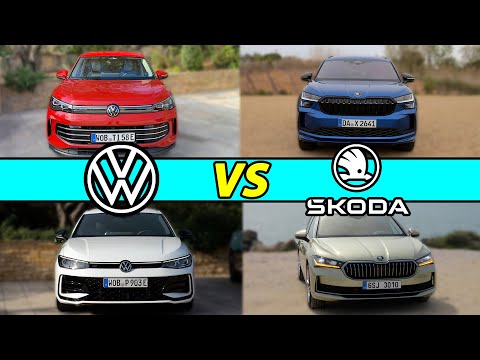 VW or Skoda? Tiguan vs Kodiaq, Passat vs Superb, Golf vs Octavia, T-Roc vs Karoq, Taigo vs Kamiq