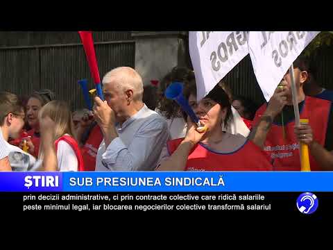 Sub presiunea sindicală