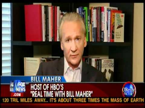 Bill O'Reily - O'Reilly Factor 9/29/2010 Bill O'Reily vs Bill Maher.