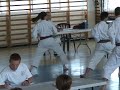 שני במבחן לחגורה שחורה דן 1 בקרטה. במבחן יש לבצע סט מסויים ה