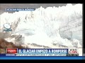 Comenzó la ruptura del Perito Moreno