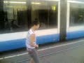 Wall flip tram