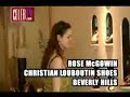 Rose McGowan at Christian Louboutine Shoes in Beverly Hills 08/09/08