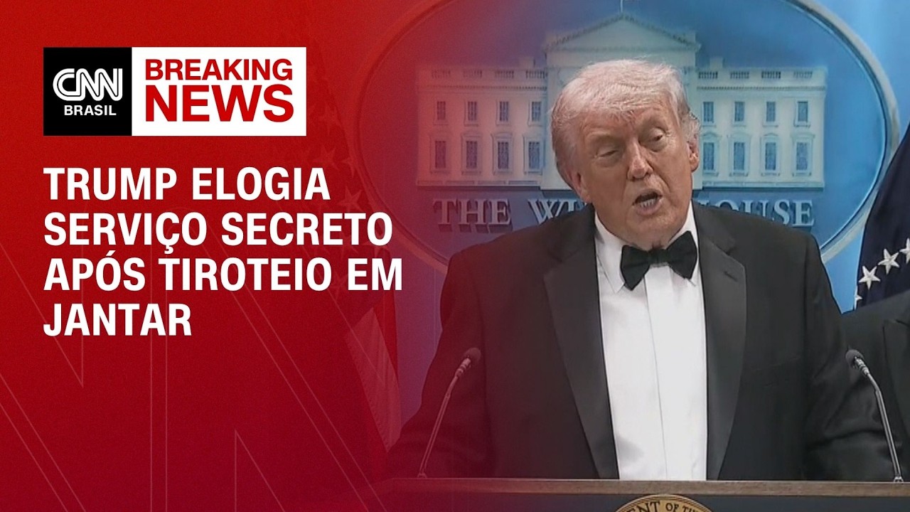 Trump discursa na Casa Branca após tiroteio em jantar | CNN BRASIL