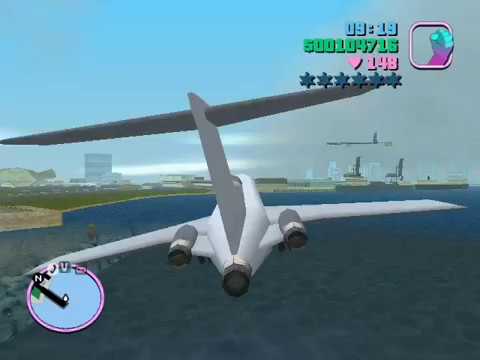 how to drive aeroplane in gta vice city