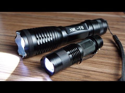 BILLIG Taschenlampen für 3 & 6 Euro im Test !