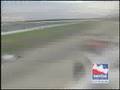 2008-10-19 | Marco Andretti crashes at Nashville - Indycar Series 2008 ~> Marco Andretti (#26 Andretti Green Racing - Oso*fresh) crashes with Ryan Briscoe (#6 Team Penske) on lap 2 during the ... ()