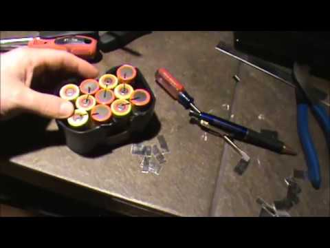 how to rebuild nicad rechargeable battery packs
